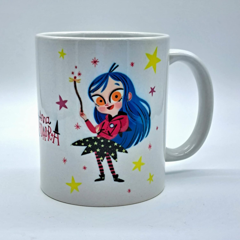 Taza con dibujo de Anna Kadabra ideal para regalo