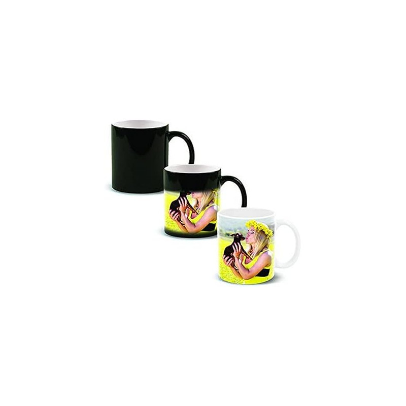 Taza Mágica PERSONALIZADA con tu diseño Taza Termosensible y Mágica Que Cambia de Color.