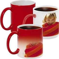 Taza Mágica PERSONALIZADA con tu diseño Taza Termosensible y Mágica Que Cambia de Color.