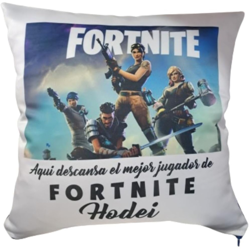 FORTNIT COJIN Personalizado con TU Nombre