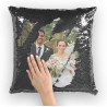 Cojin de Lentejuelas Reversible tamaño 40x40 Personalizado a tu Gusto Original