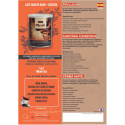 Cafe Marita Burn Control con Psyllium  1ud (100g)