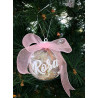 Bola de Navidad. Personalizada con Nombre Bola Transparente