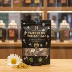 Flores de Manzanilla 100% Natural – Infusión Premium en Pirámides | 30 Bolsitas x 1,7 g | Relax, Digestión y Bienestar