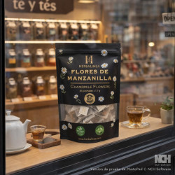 Flores de Manzanilla 100% Natural – Infusión Premium en Pirámides | 30 Bolsitas x 1,7 g | Relax, Digestión y Bienestar