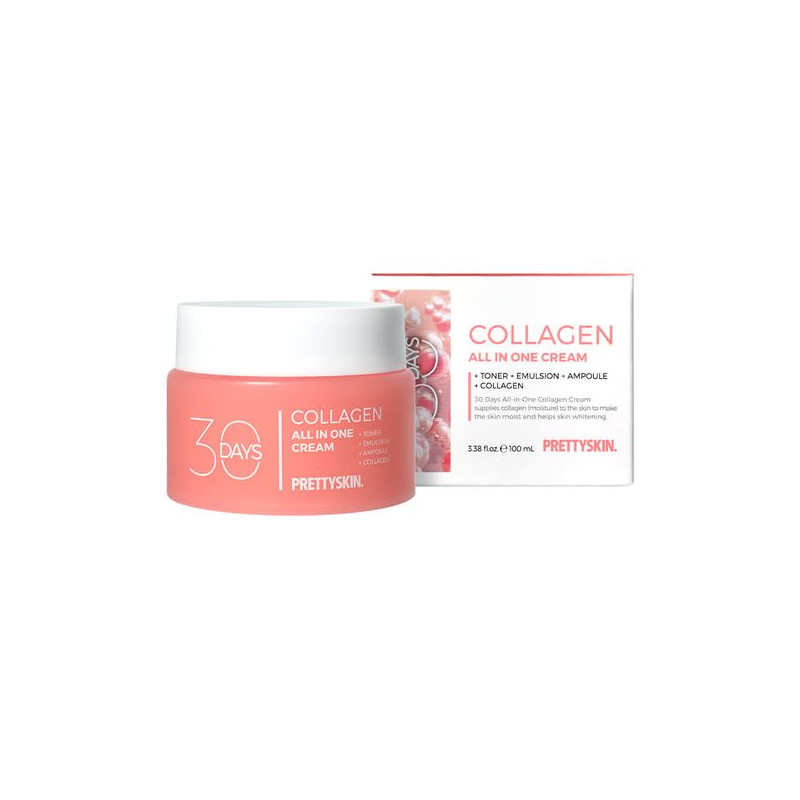PRETTYSKIN - 30 Days All In One Collagen Cream - 100ml