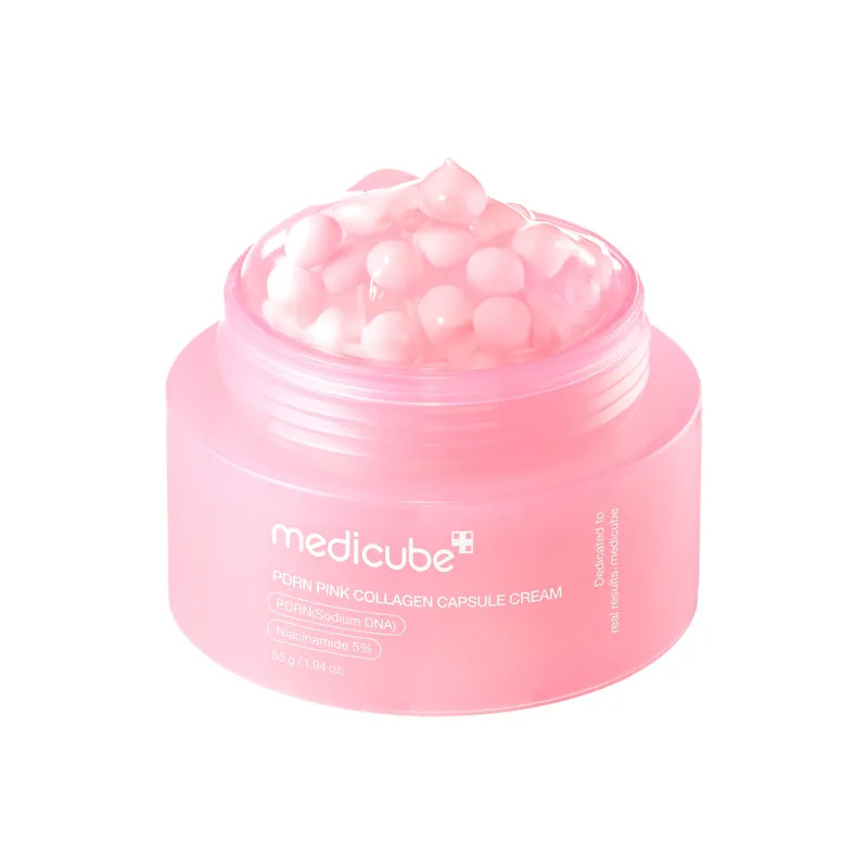 medicube - Crema Facial PDRN Pink Collagen Capsule Cream 55g.