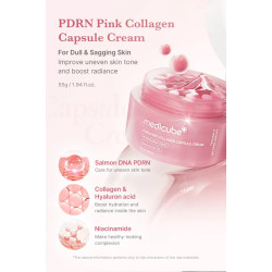 medicube - Crema Facial PDRN Pink Collagen Capsule Cream 55g.