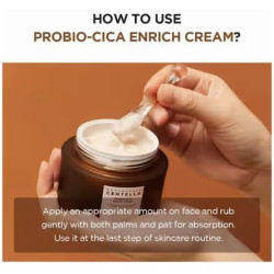 SKIN1004 Madagascar Centella Probio-Cica Enrich Cream - Crema facial reparadora, 50 ml